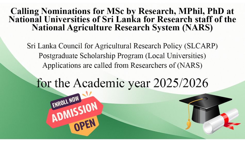 Postgraduate Scholarship Program (Local Universities) 